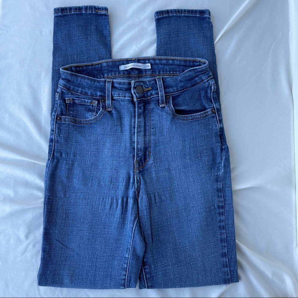 LEVIS  high rise skinny